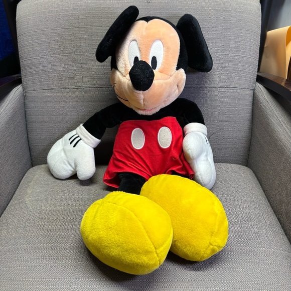 Disney Store MICKEY MOUSE Plush Large Stuffed Giant Size 24" Original - Picture 1 of 5